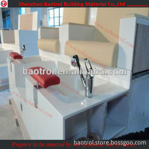 Hottest products artificial marble nail salon furniture manicure chair pedicure chair